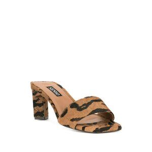NEW Senso Maisy III Mules Tiger Print Pony Hair Animal Print Jungle Size 37